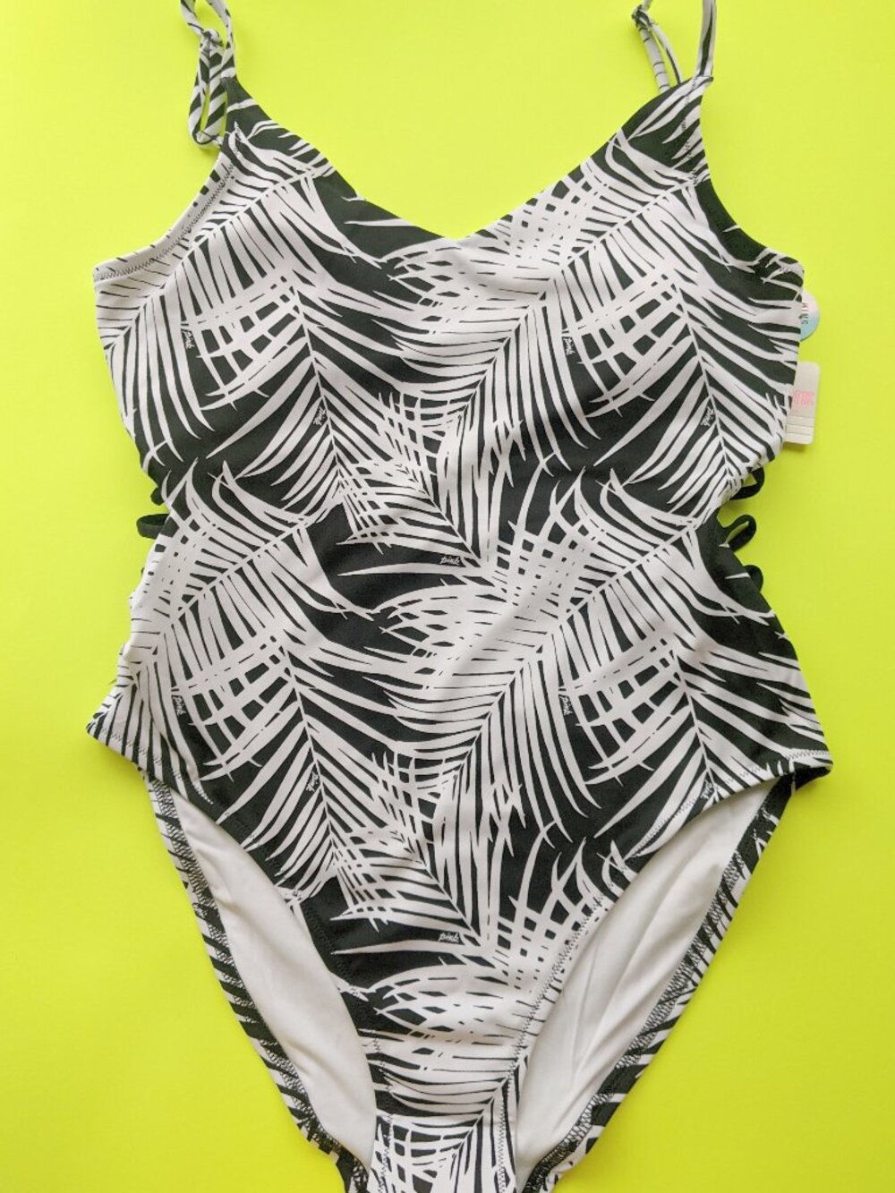 Victoria's Secret PINK Gym to Swim Strappy Bodysuit One-Piece Swimsuit Size L